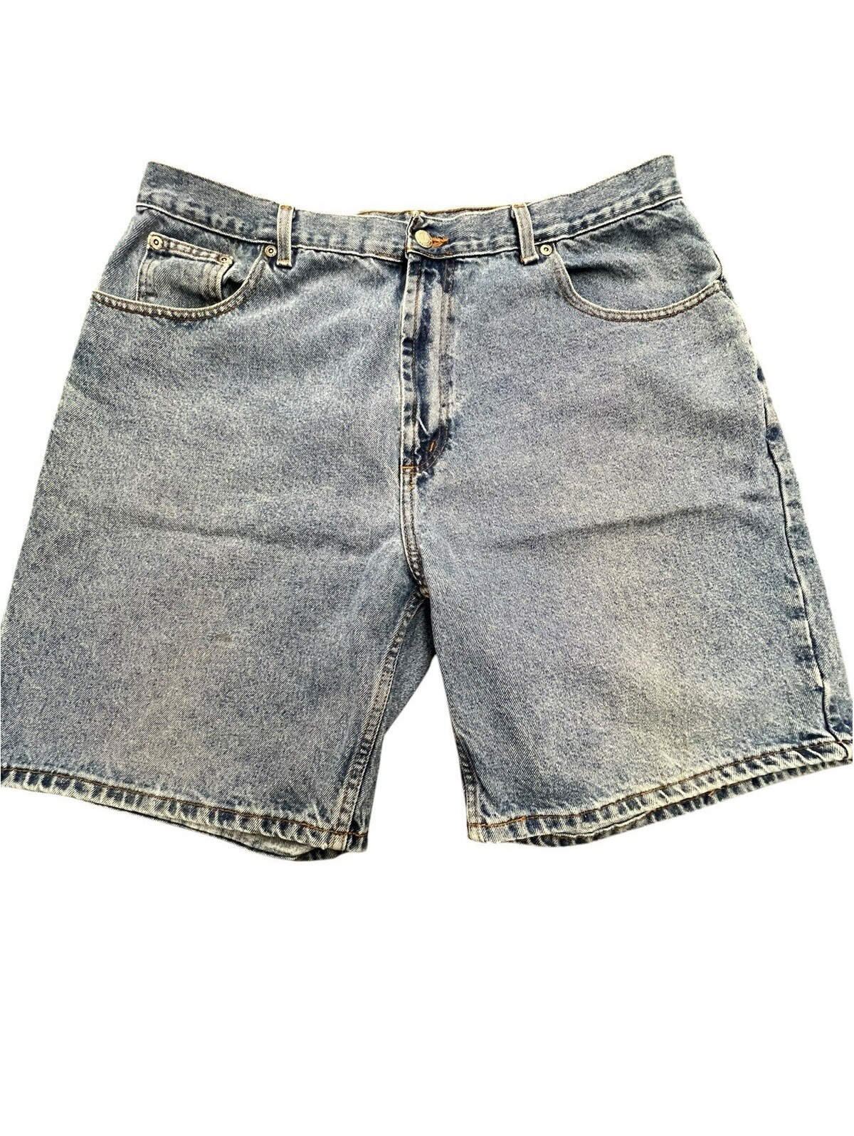 Vintage Denim Jorts Light Wash Baggy Jorts Men’s 36 Y2k Skater Shorts